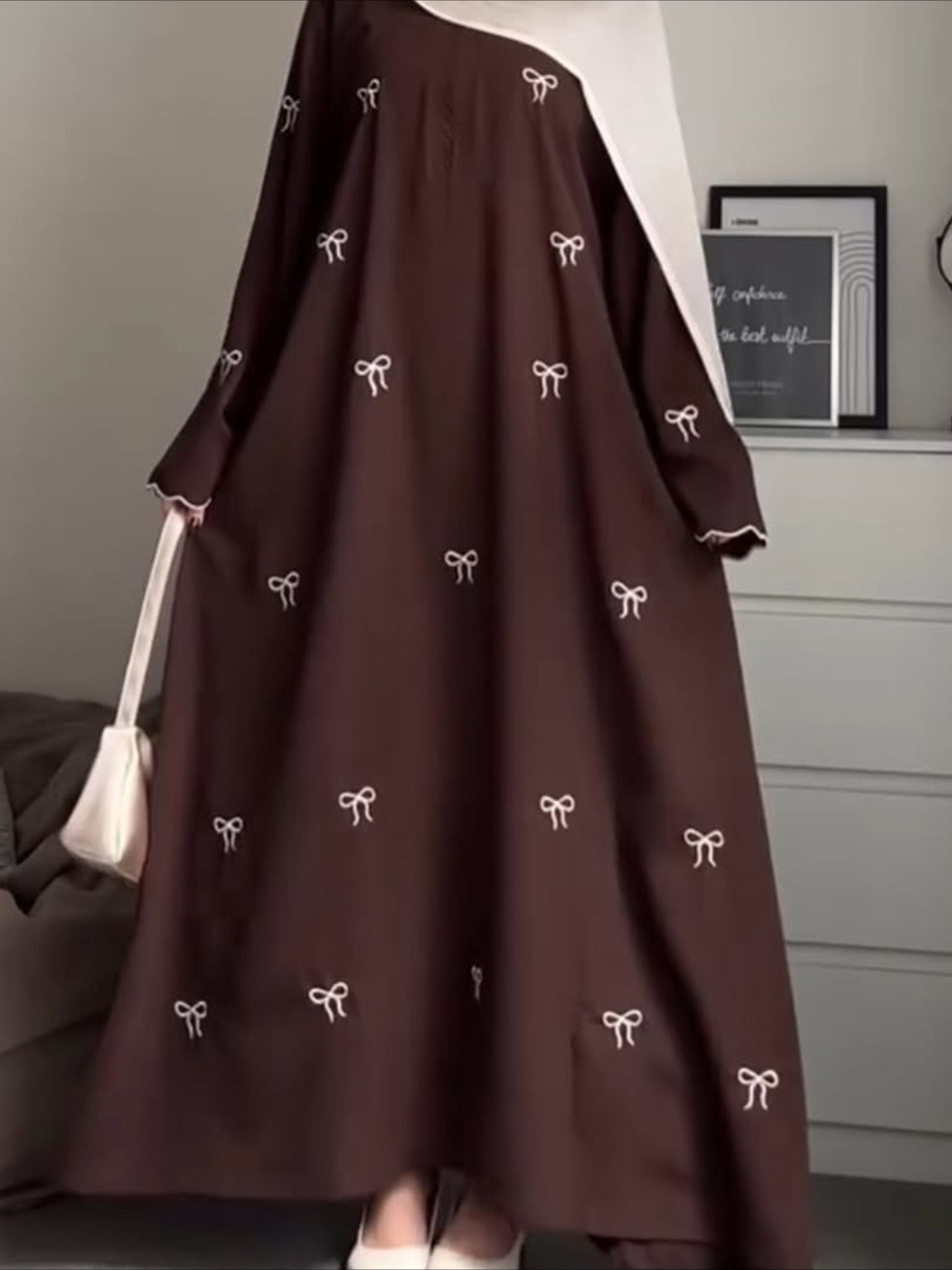 Abaya Modest Wear - Eid Women Party Dress Muslim Abaya