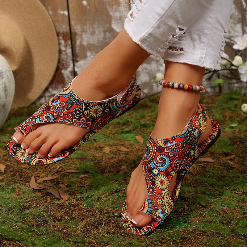 Ethnic Boho Fashion - 2026 New Bohemian Print Designer Flat