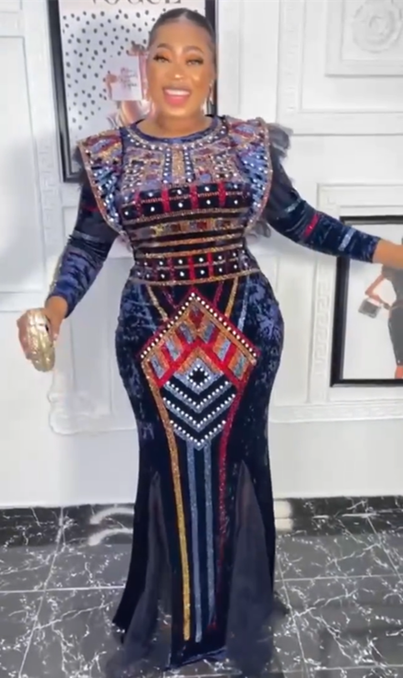 Elegant Women Bazin Rich Afric - Ethnic Fashion House ulasan dan harga