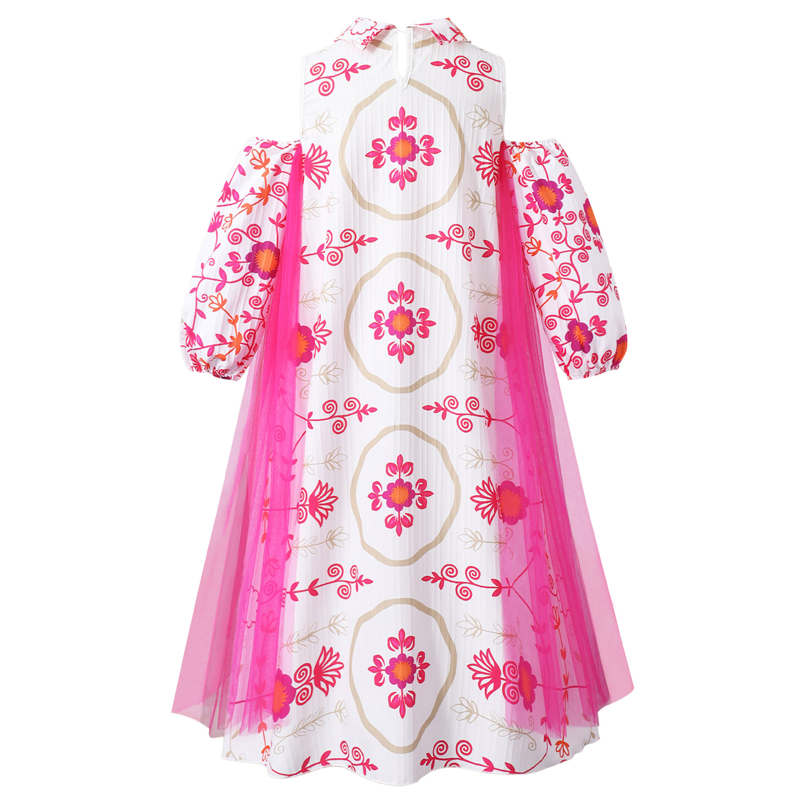 Girl Long Sleeve Mesh Patchwor - Ethnic Clothing & Online Fashion Store Khaadi Uk ulasan dan harga