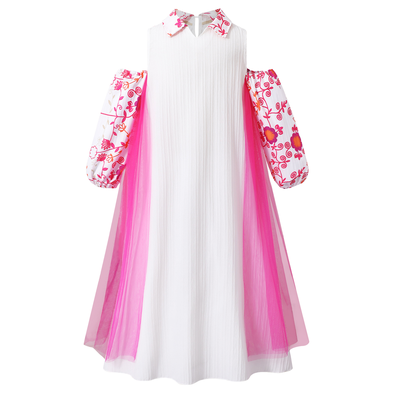 Girl Long Sleeve Mesh Patchwor - Ethnic Clothing & Online Fashion Store Khaadi Uk ulasan dan harga