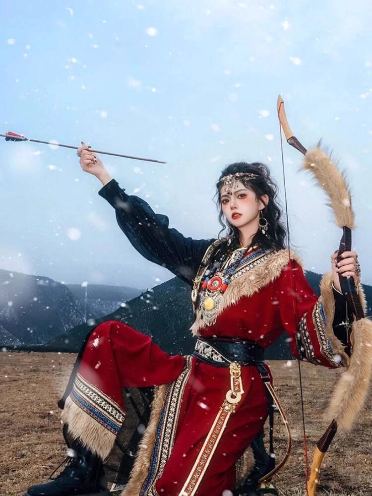 New Tibetan robe Tibet brigade - Ethnic Clothing & Online Fashion Store Khaadi Uk ulasan dan harga