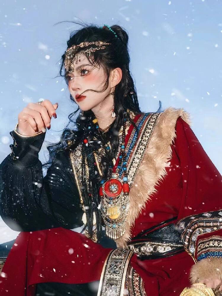 New Tibetan robe Tibet brigade - Ethnic Clothing & Online Fashion Store Khaadi Uk ulasan dan harga