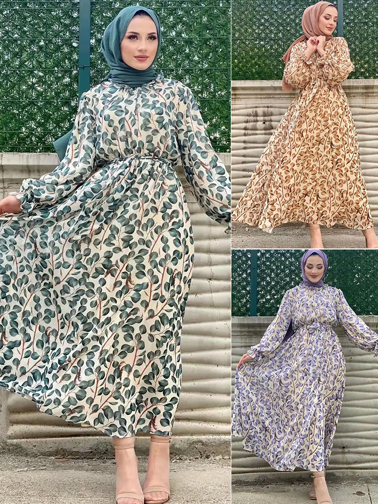 New Summer Floral Abaya Dubai  - Abaya Modest Wear ulasan dan harga