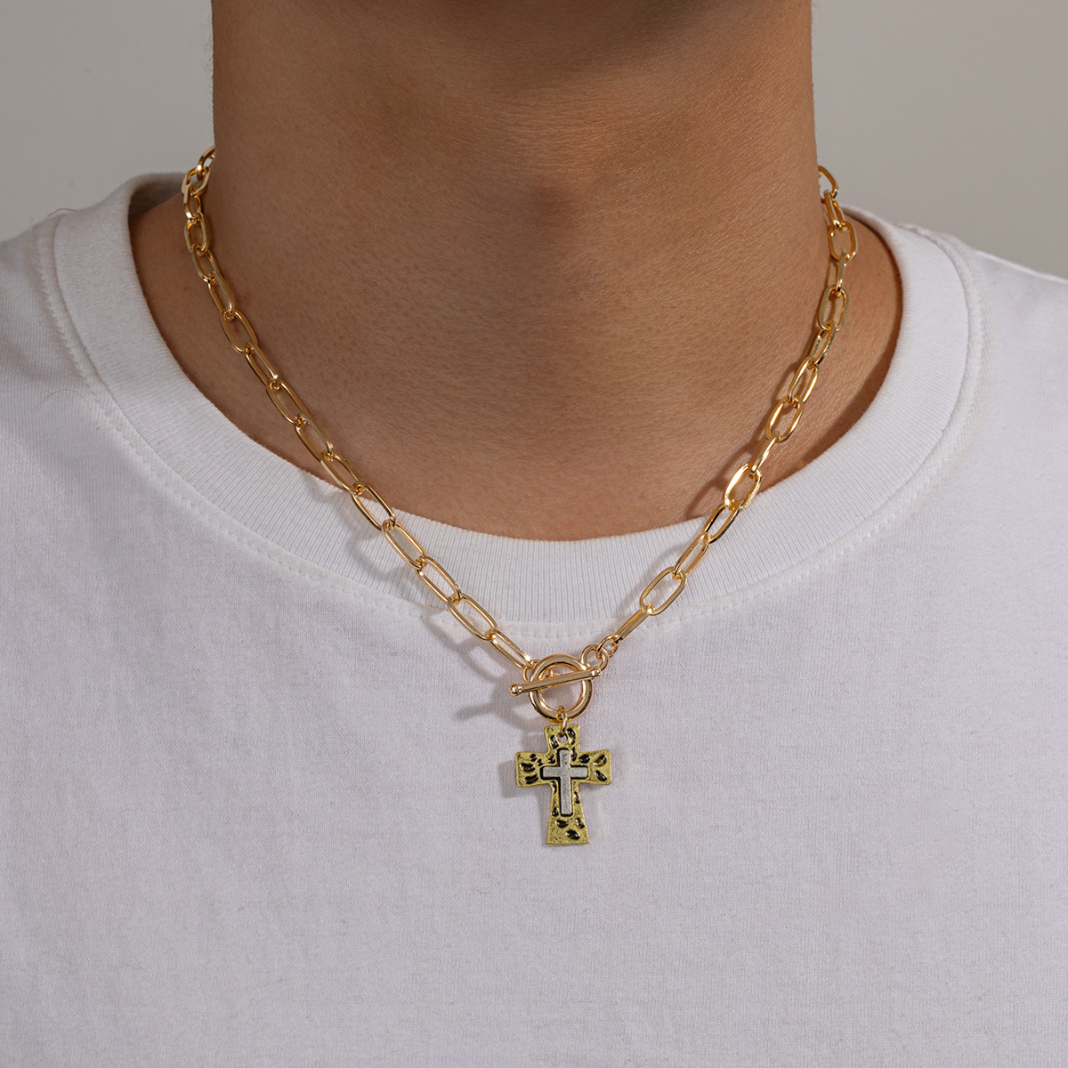 1 ethnic style two-color cross - Ethnic Wear Men'S Fashion ulasan dan harga
