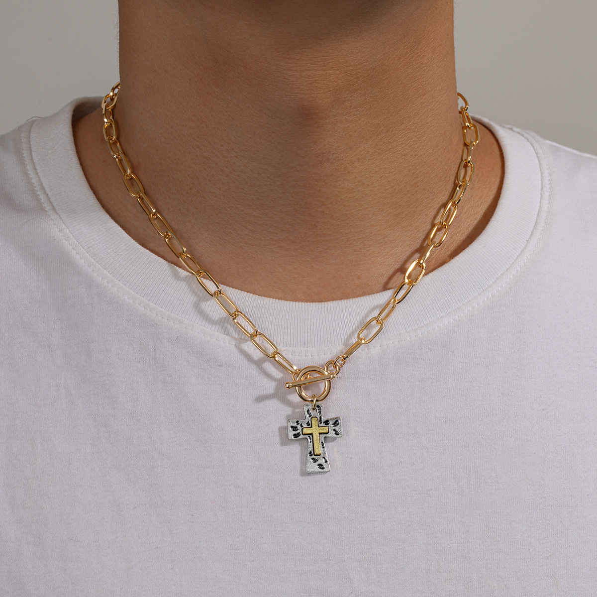 1 ethnic style two-color cross - Ethnic Wear Men'S Fashion ulasan dan harga