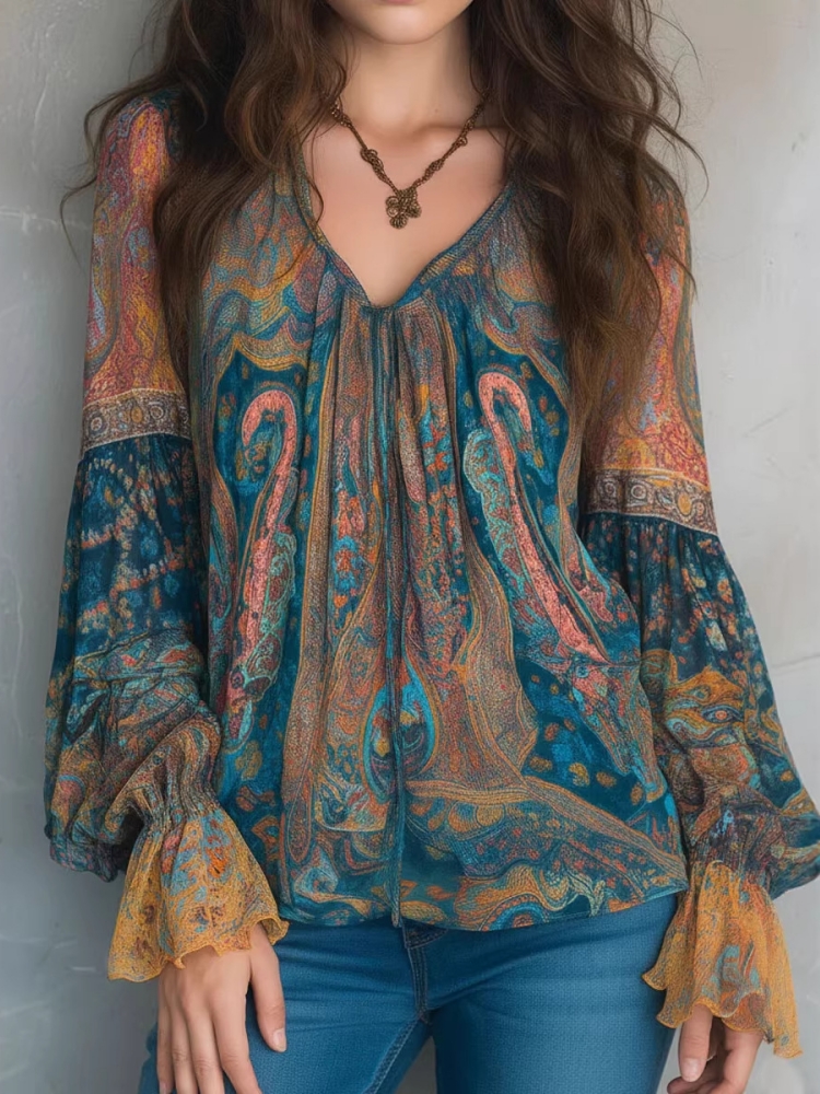 Ethnic Women Vintage Bohemian  - Ethnic Boho Fashion ulasan dan harga