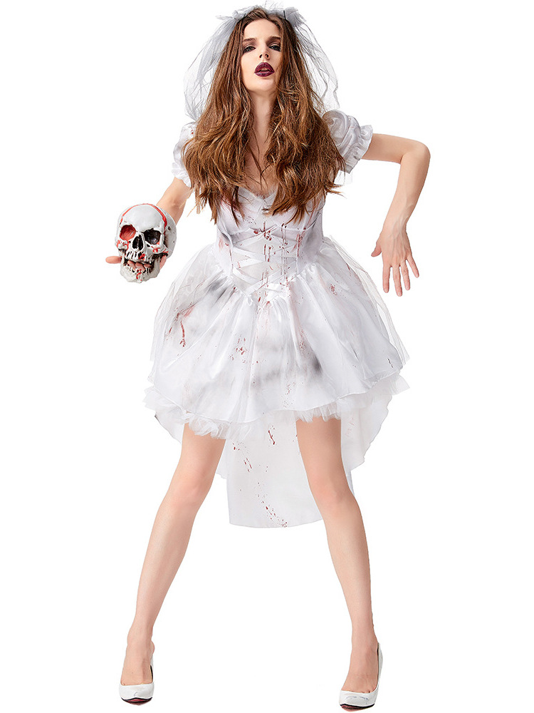 Halloween White Ghost Bride Co - Ethnic Fashion House ulasan dan harga