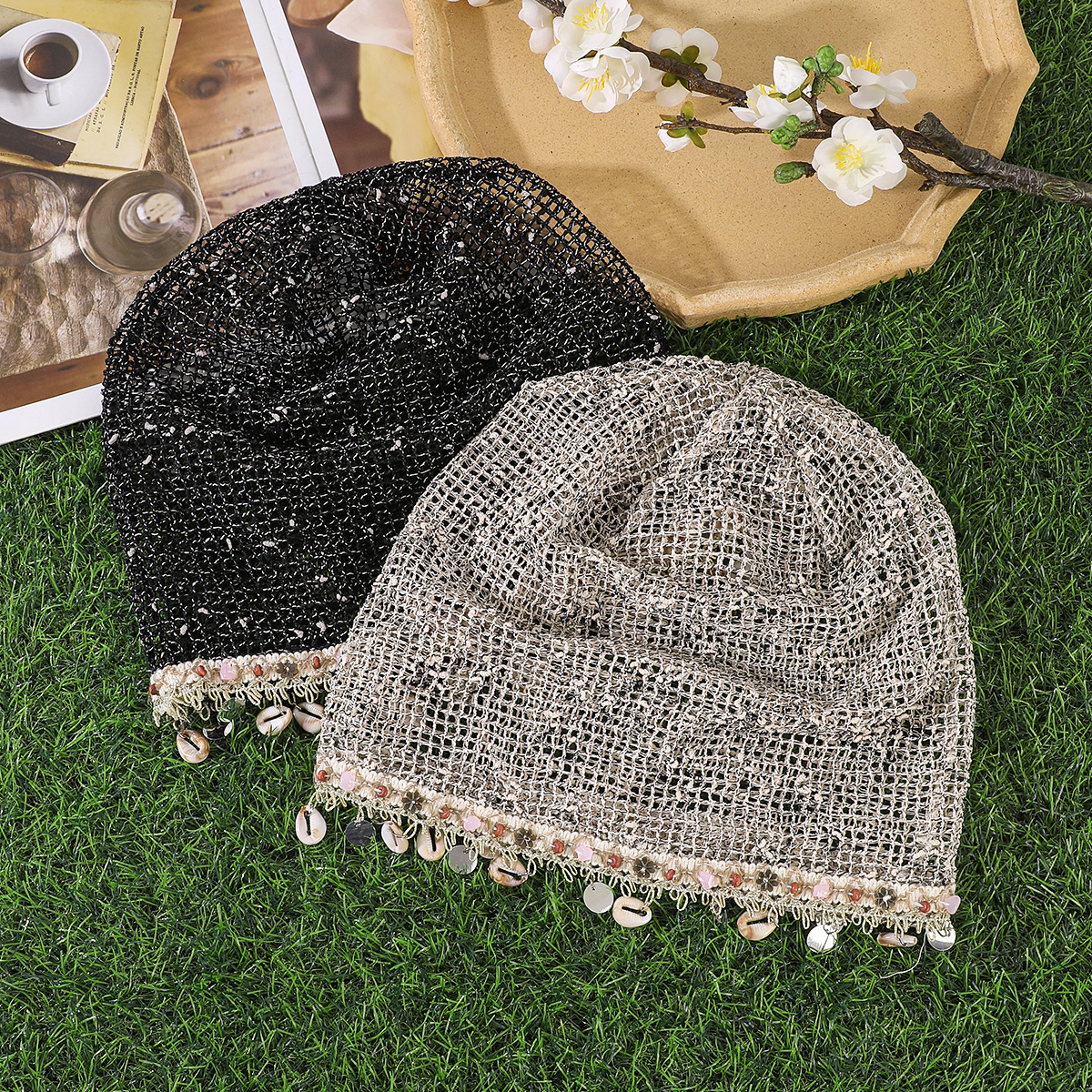 1pc Bohemian Style Shell Tasse - Ethnic Boho Fashion ulasan dan harga