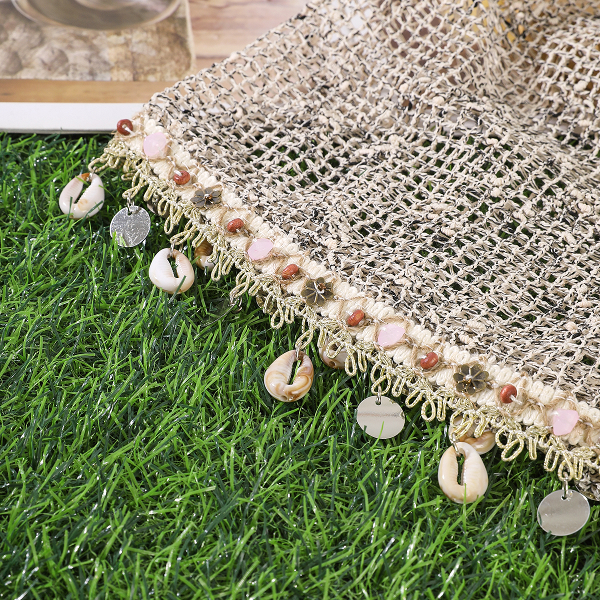 1pc Bohemian Style Shell Tasse - Ethnic Boho Fashion ulasan dan harga