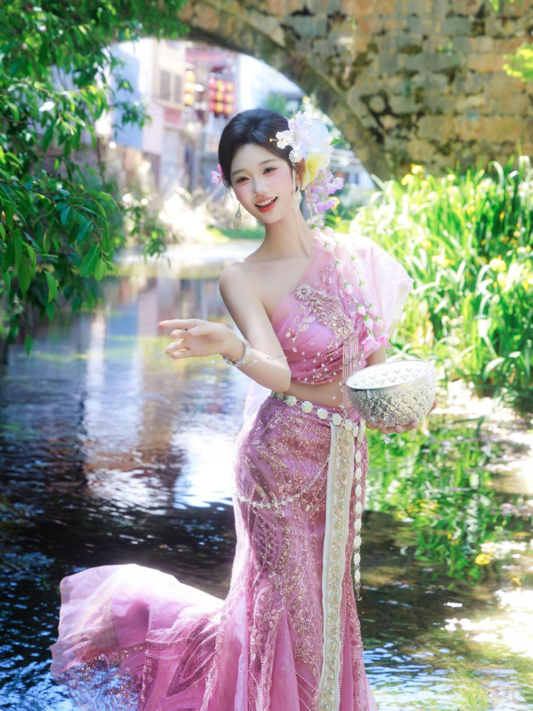 Xishuangbanna New Ethnic Dai P - Ethnic Fashion Photography ulasan dan harga