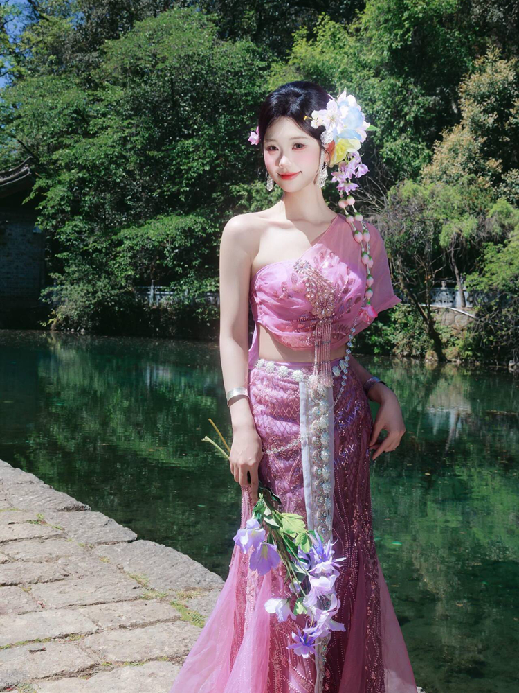 Xishuangbanna New Ethnic Dai P - Ethnic Fashion Photography ulasan dan harga
