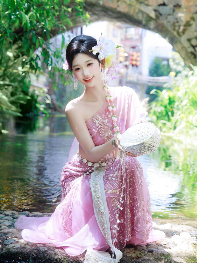 Xishuangbanna New Ethnic Dai P - Ethnic Fashion Photography ulasan dan harga