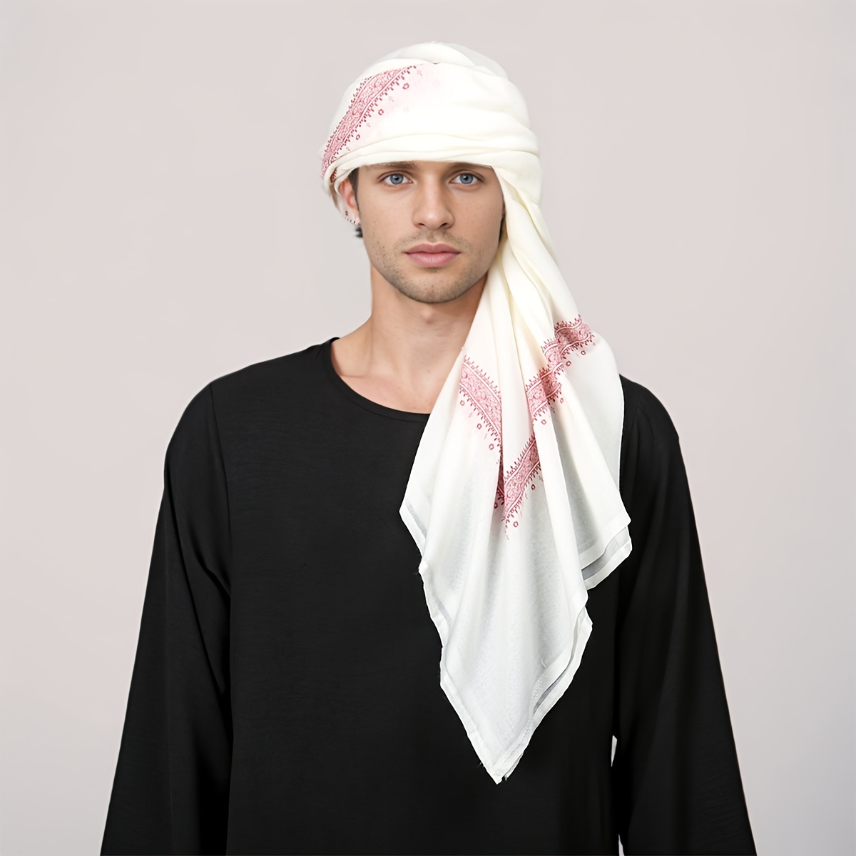 2025 Trendy Ethnic Prayer Scar - Ethnic Fashion For Men ulasan dan harga