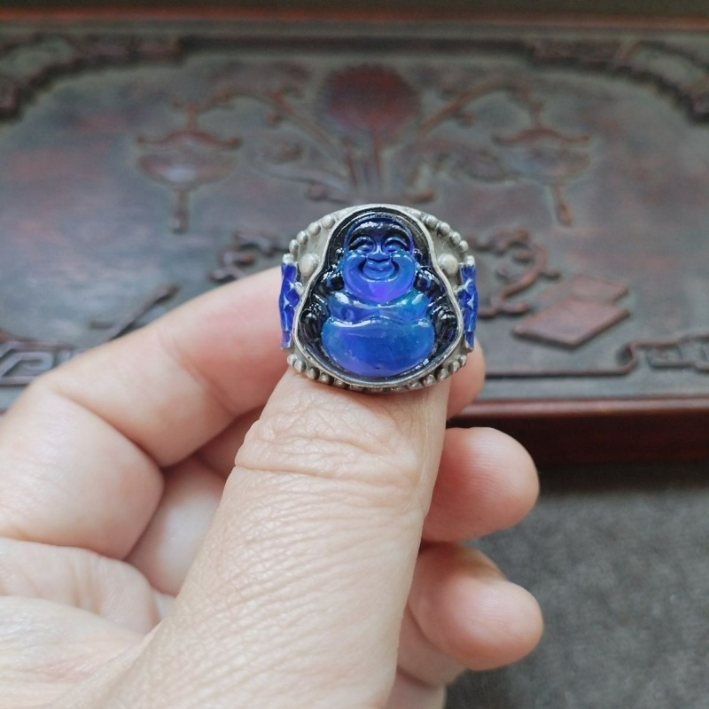 Vintage Import Buddha Ring Wit - Ethnic Fashion Imports ulasan dan harga