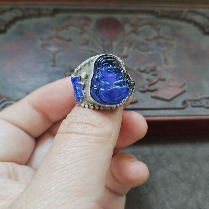 Vintage Import Buddha Ring Wit - Ethnic Fashion Imports ulasan dan harga