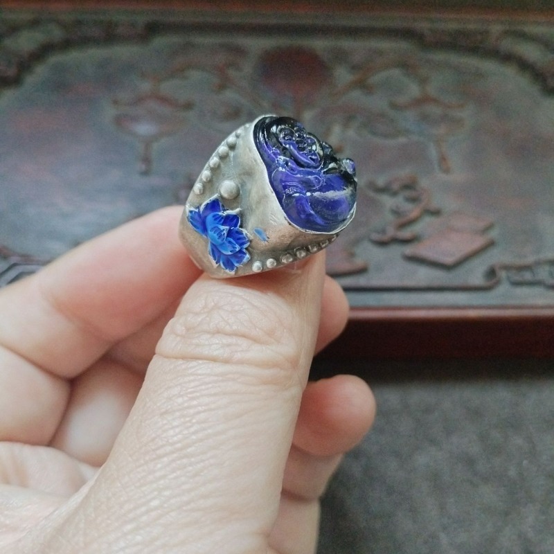 Vintage Import Buddha Ring Wit - Ethnic Fashion Imports ulasan dan harga