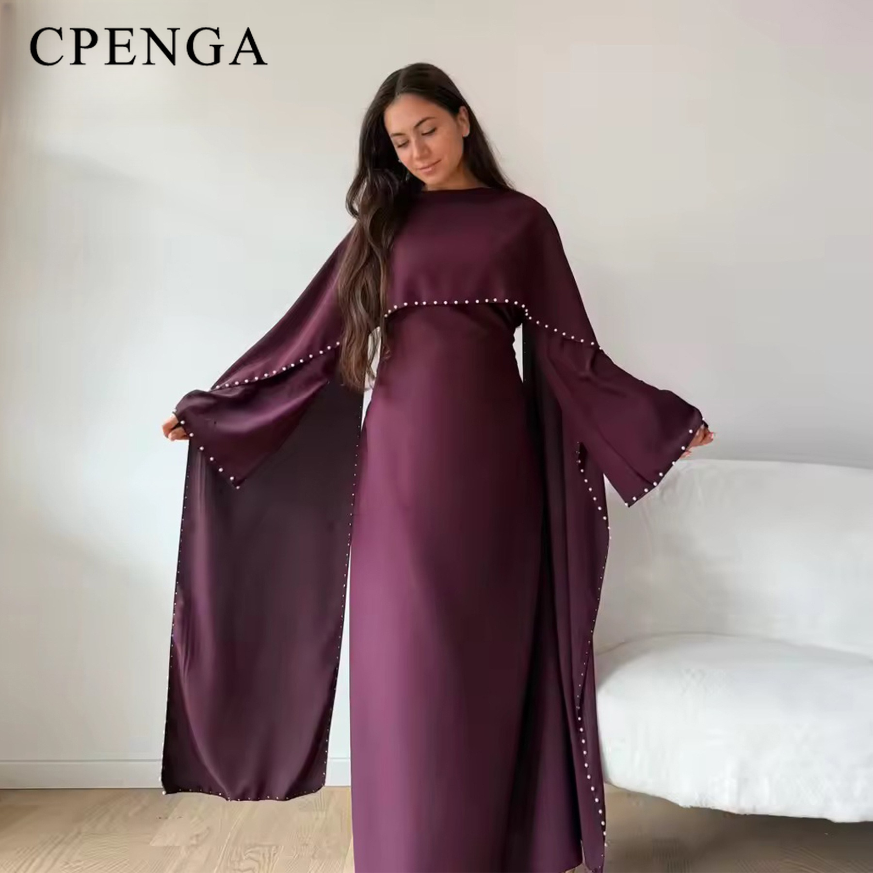 Luxury Dubai Modest Abaya Dres - Abaya Modest Wear ulasan dan harga