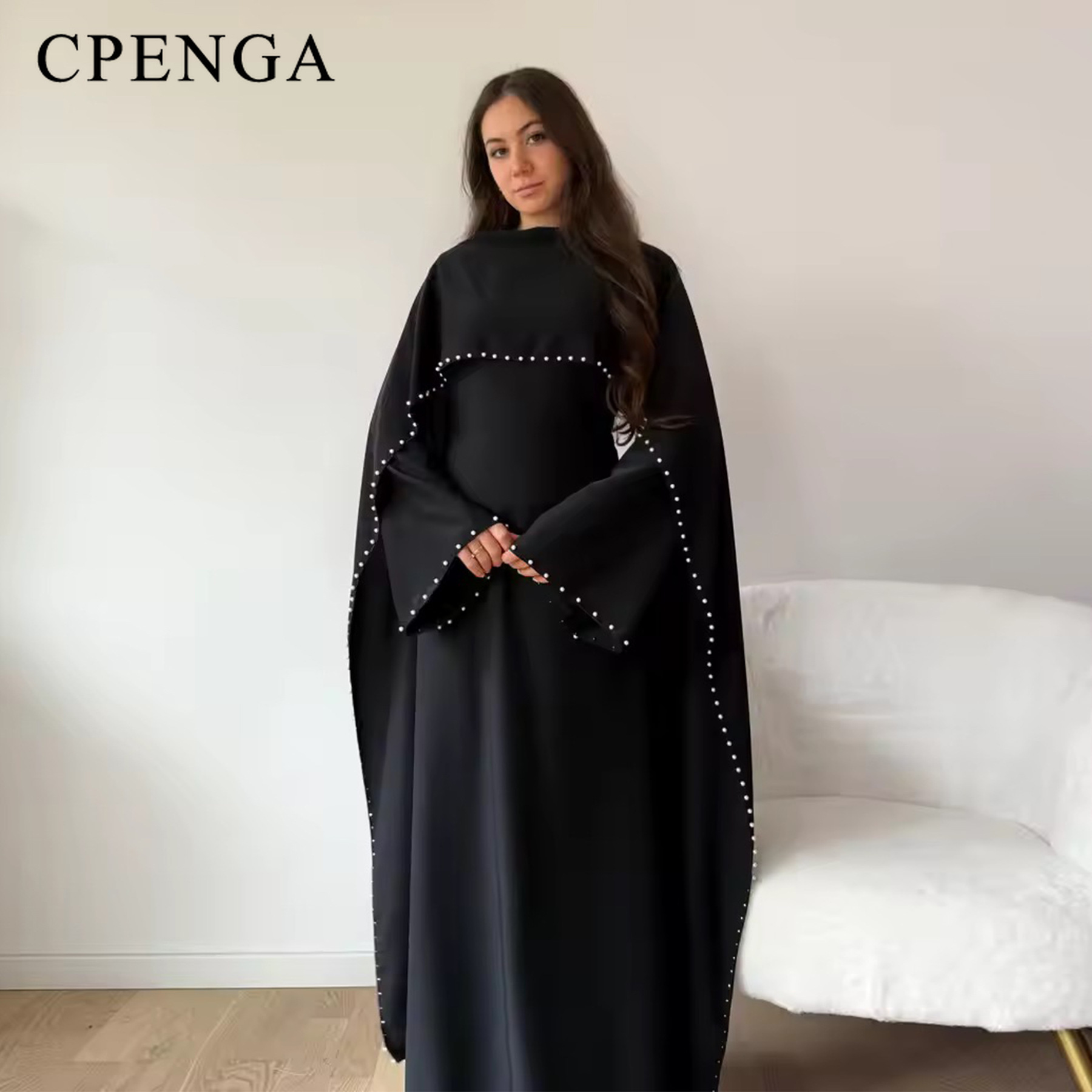 Luxury Dubai Modest Abaya Dres - Abaya Modest Wear ulasan dan harga