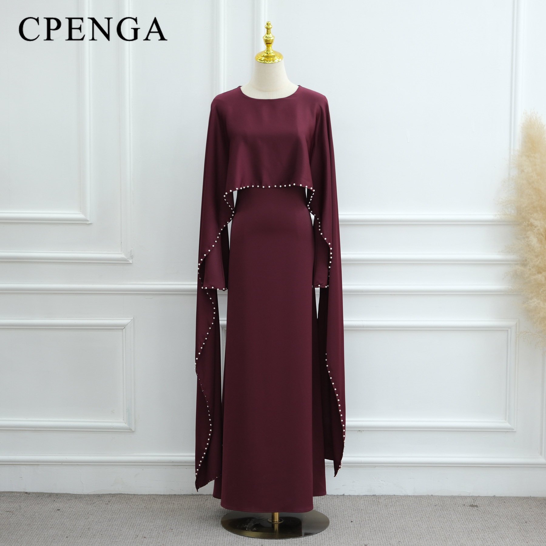 Luxury Dubai Modest Abaya Dres - Abaya Modest Wear ulasan dan harga