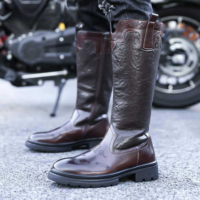 Men's Mid-calf Boots High Qual - Ethnic Fashion For Men ulasan dan harga