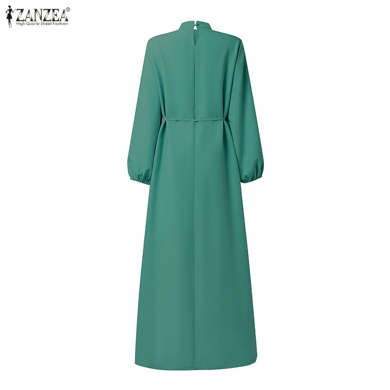 ZANZEA Muslim Hijabis Women's  - Abaya Modest Wear ulasan dan harga