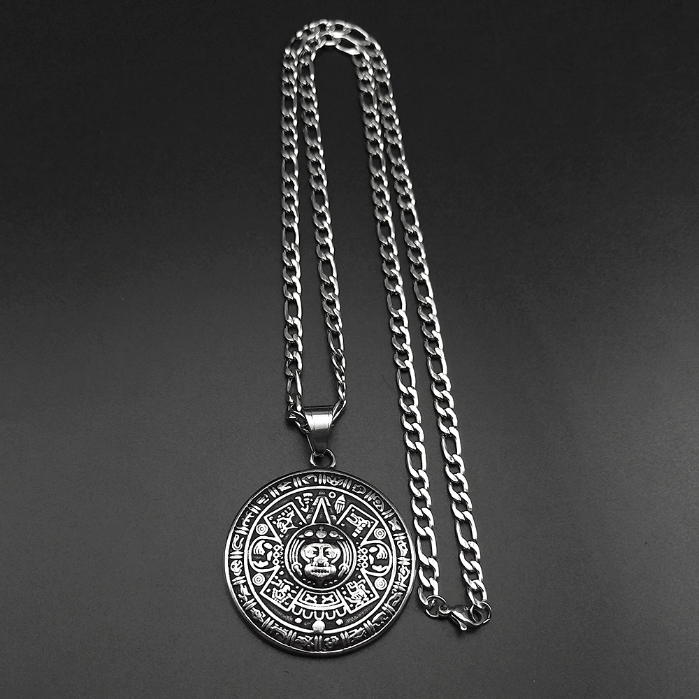 Vintage Mayan Symbol Pendant N - Ethnic Fashion Show ulasan dan harga