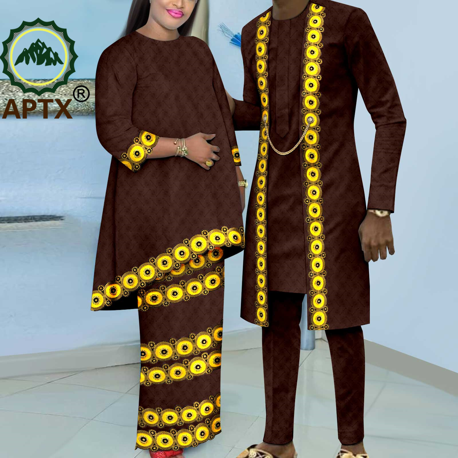 African Couple Clothes Women B - Boubou Men Africa ulasan dan harga