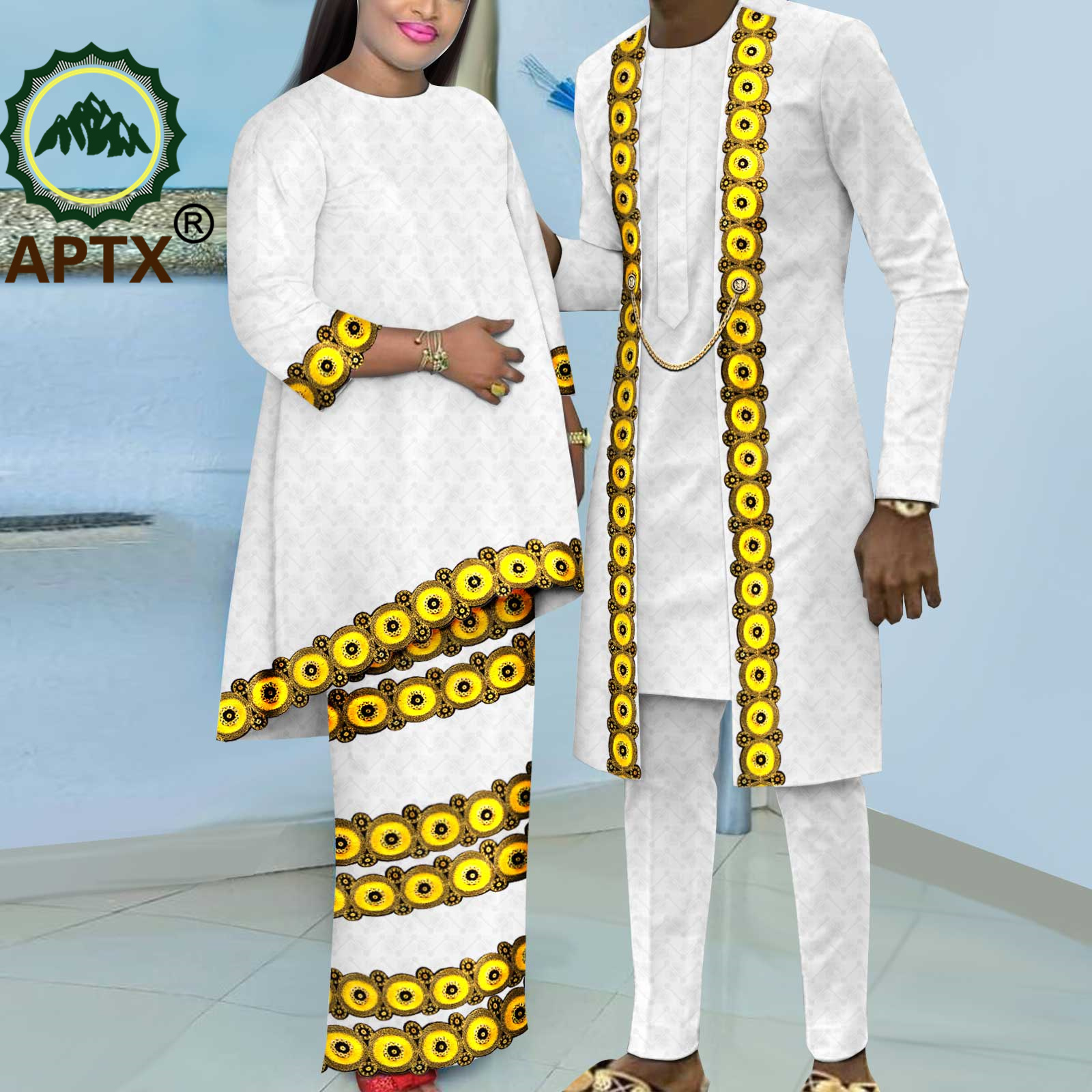 African Couple Clothes Women B - Boubou Men Africa ulasan dan harga