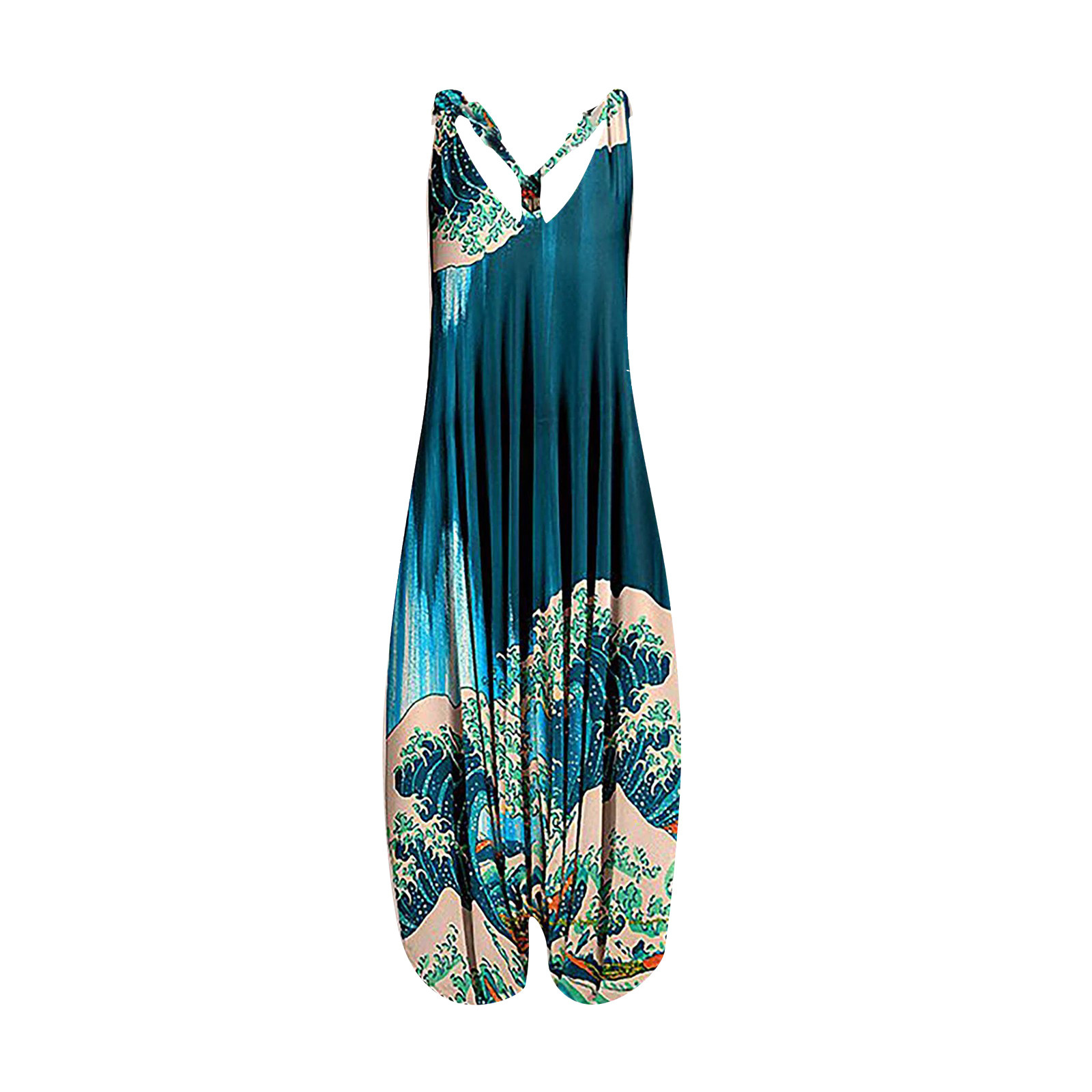 Wide Leg Bohemian Loose Overal - Ethnic Boho Fashion ulasan dan harga