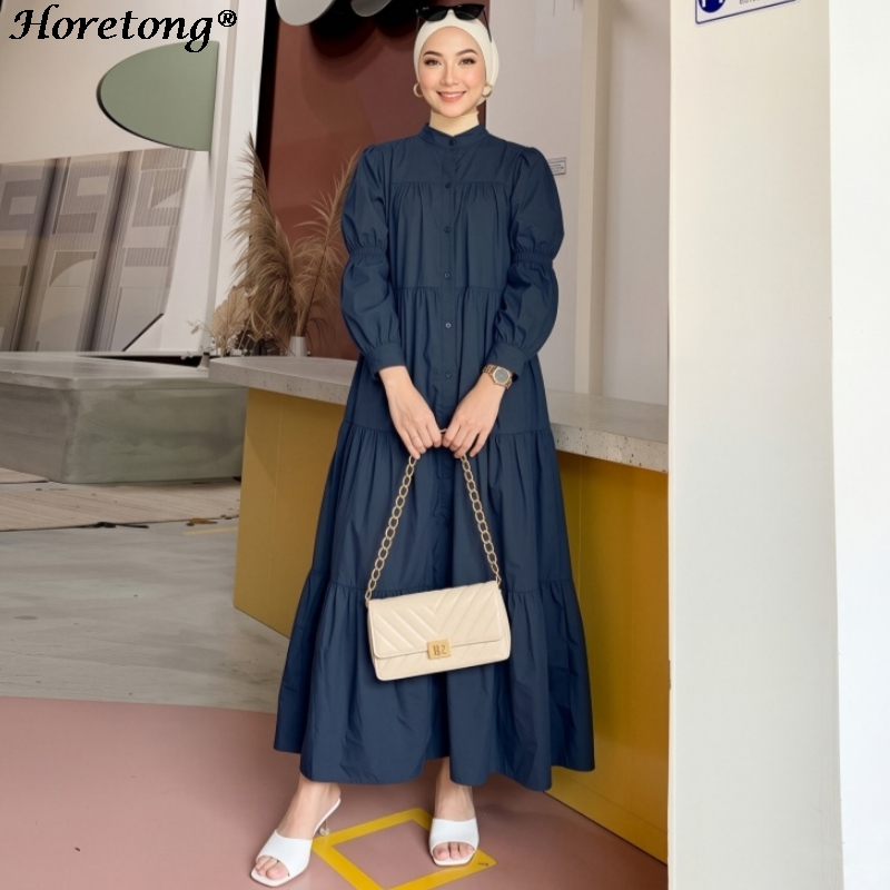 Horetong 2026 Muslim Abaya Sol - Abaya Modest Wear ulasan dan harga