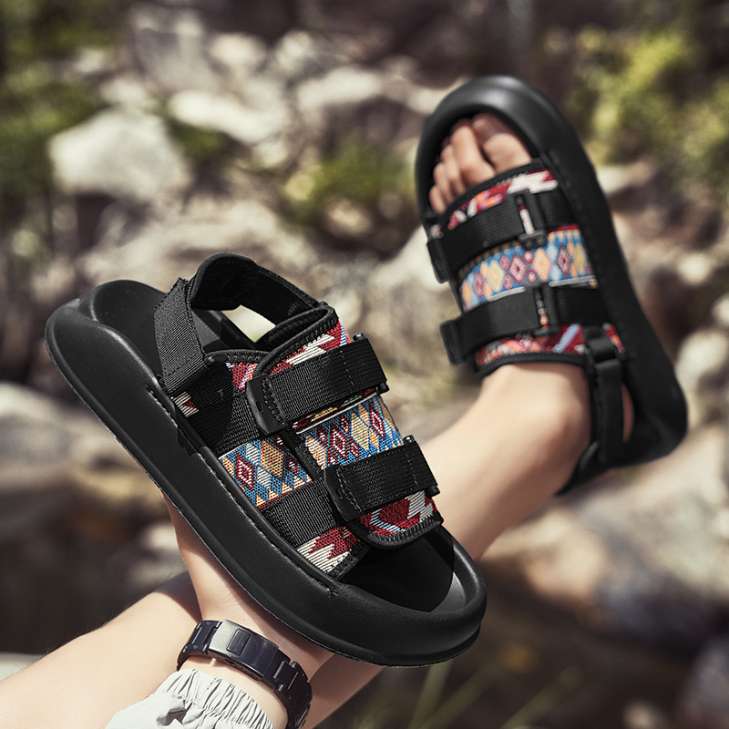 Sandals 2025 Summer Thick Bott - Ethnic Wear Men'S Fashion ulasan dan harga