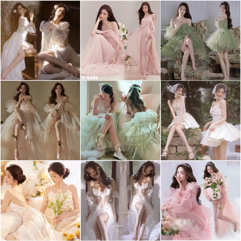 Sweet Atmosphere Spring Korean - Ethnic Fashion Photography ulasan dan harga
