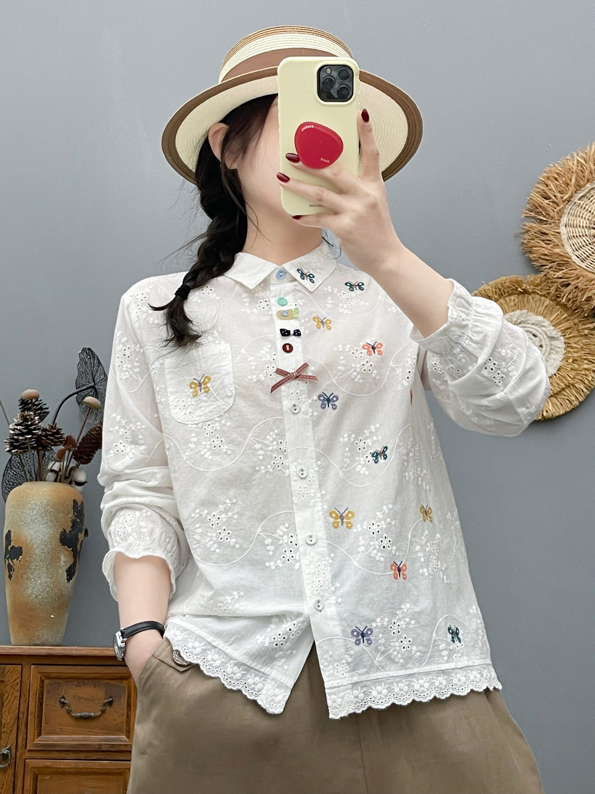 Women's Bohemian Blouse Ethnic - Ethnic Boho Fashion ulasan dan harga