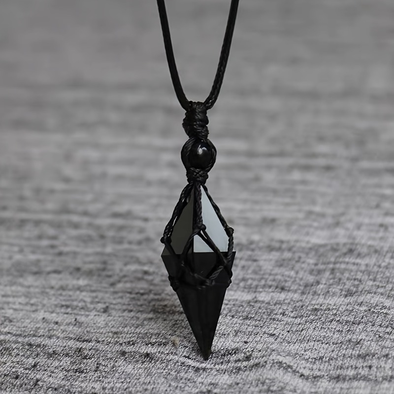 Black Obsidian Arrowhead Cryst - Ethnic Fashion Show ulasan dan harga