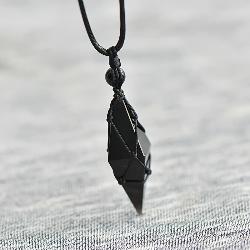 Black Obsidian Arrowhead Cryst - Ethnic Fashion Show ulasan dan harga