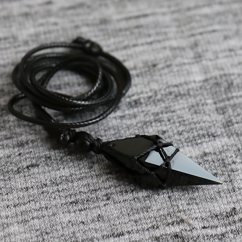 Black Obsidian Arrowhead Cryst - Ethnic Fashion Show ulasan dan harga