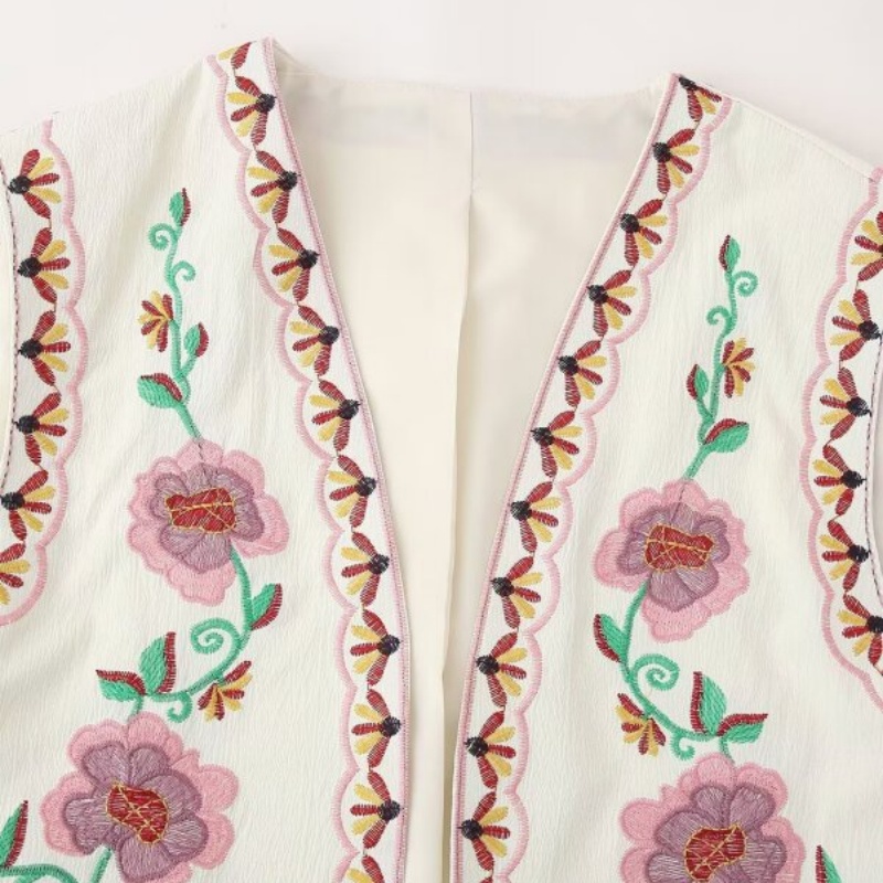Women's Spring Floral Embroide - Ethnic Boho Fashion ulasan dan harga