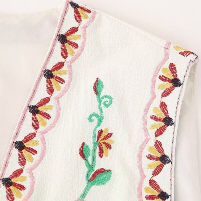 Women's Spring Floral Embroide - Ethnic Boho Fashion ulasan dan harga