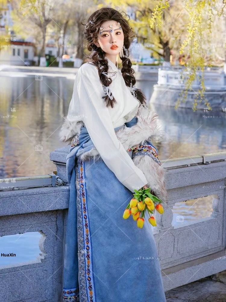 Tibetan Ethnic Women's  Robe F - Ethnic Clothing & Online Fashion Store Khaadi Uk ulasan dan harga