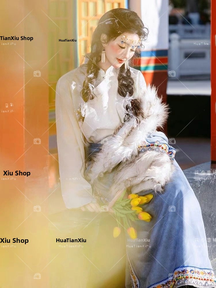 Tibetan Ethnic Women's  Robe F - Ethnic Clothing & Online Fashion Store Khaadi Uk ulasan dan harga