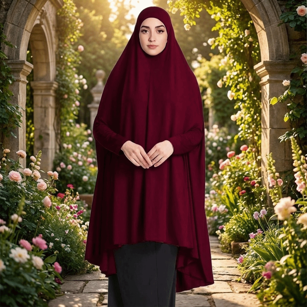 Caftan Plain Muslim Abayas Mod - Abaya Modest Wear ulasan dan harga