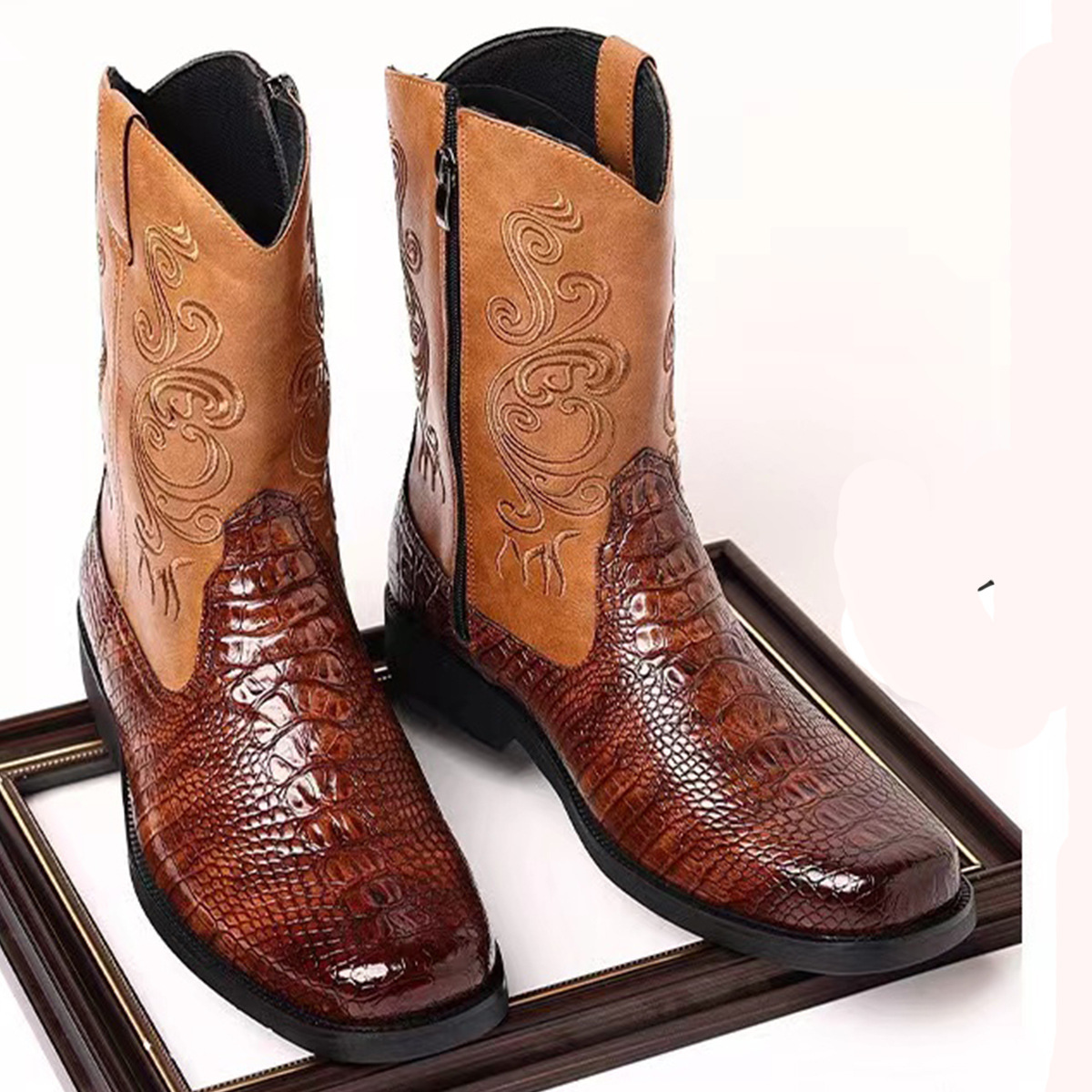 Fashionable Embossed Casual Me - Ethnic Fashion For Men ulasan dan harga
