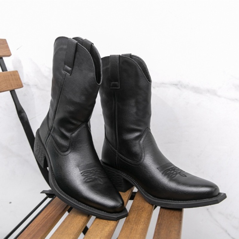 Men Boots Classic Embroidery W - Ethnic Fashion For Men ulasan dan harga