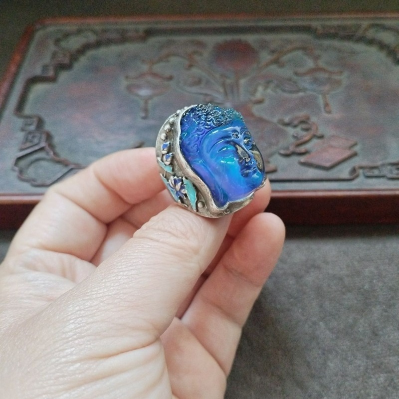 Vintage Import Buddha Head Rin - Ethnic Fashion Imports ulasan dan harga