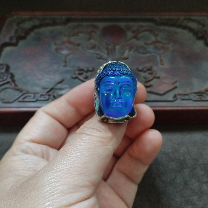 Vintage Import Buddha Head Rin - Ethnic Fashion Imports ulasan dan harga