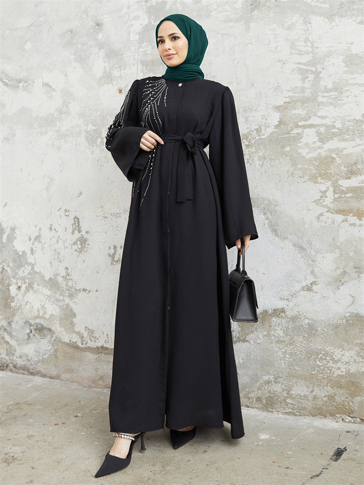 Ramadan Eid Dubai Elegant Abay - Abaya Modest Wear ulasan dan harga