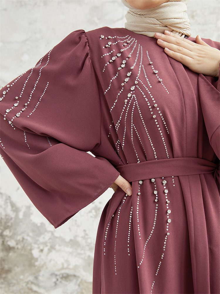 Ramadan Eid Dubai Elegant Abay - Abaya Modest Wear ulasan dan harga