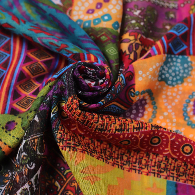 Ethnic Geometric Patchwork Bal - Ethnic Fashion Sale ulasan dan harga