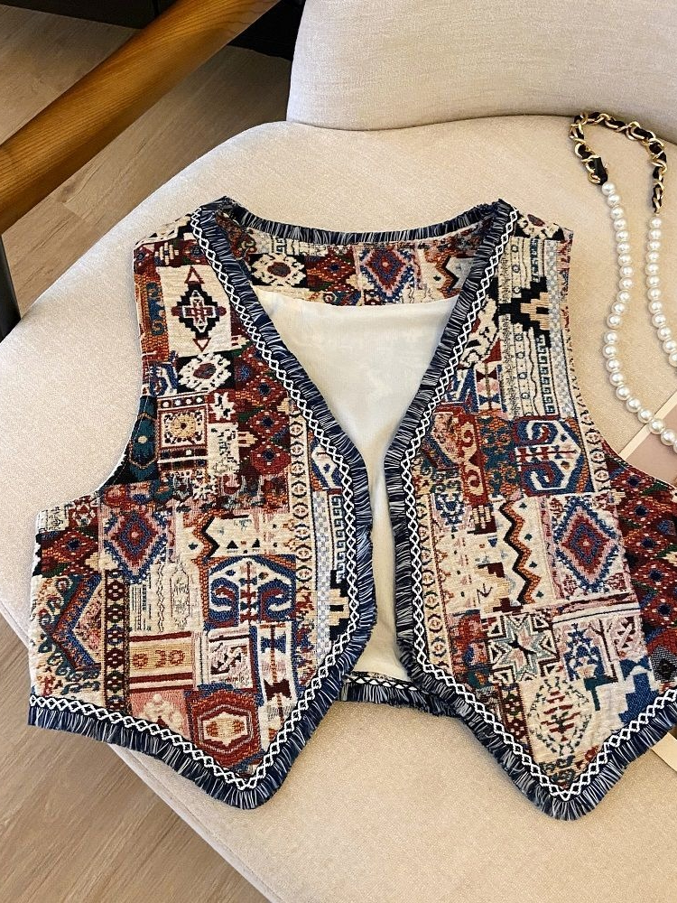 Women's Bohemian Geometric Jac - Ethnic Boho Fashion ulasan dan harga